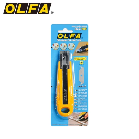 Импортный Безопасный нож OLFA, автоматическая переработка, рабочий крючок, нож с открытой коробкой, режущий нож