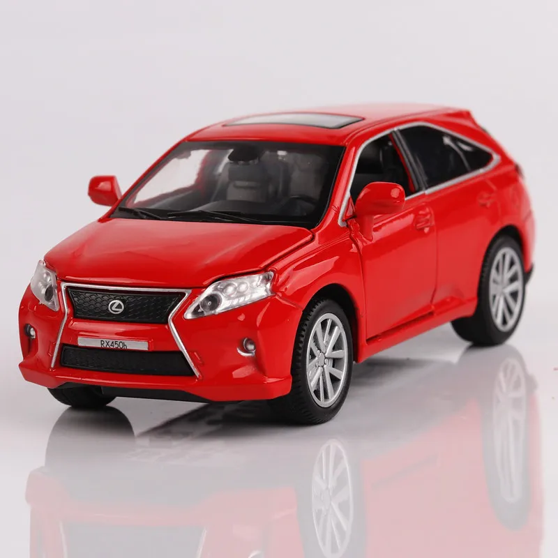 Red no box Литые под давлением 1:32 машинки из цинкового сплава модель LEXUS Rx450 King of Sound светильник автомобиль откатные детские игрушки для мальчиков грузовик Игрушечная модель самолета ZW - Цвет: Red no box