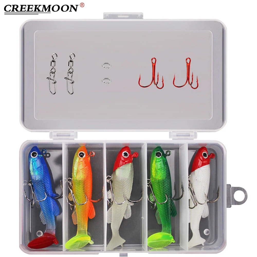 

Приманка рыболовная силиконовая, 8 см, 12,5 г, 5 шт., искусственная приманка для рыб г