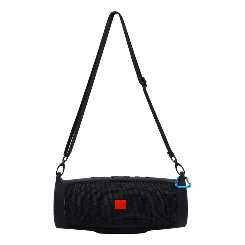Альпинистский Портативный Силиконовый чехол для JBL Charge4 дорожная сумка черный