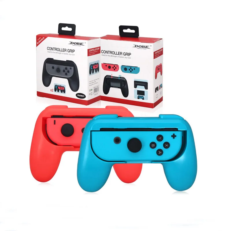 2 шт./компл. ABS захват для геймпада ручка подставка держатель Для nintendo Switch левый и правый Joy-Con Joycon геймпад NS контроллер - Цвет: Blue-Red