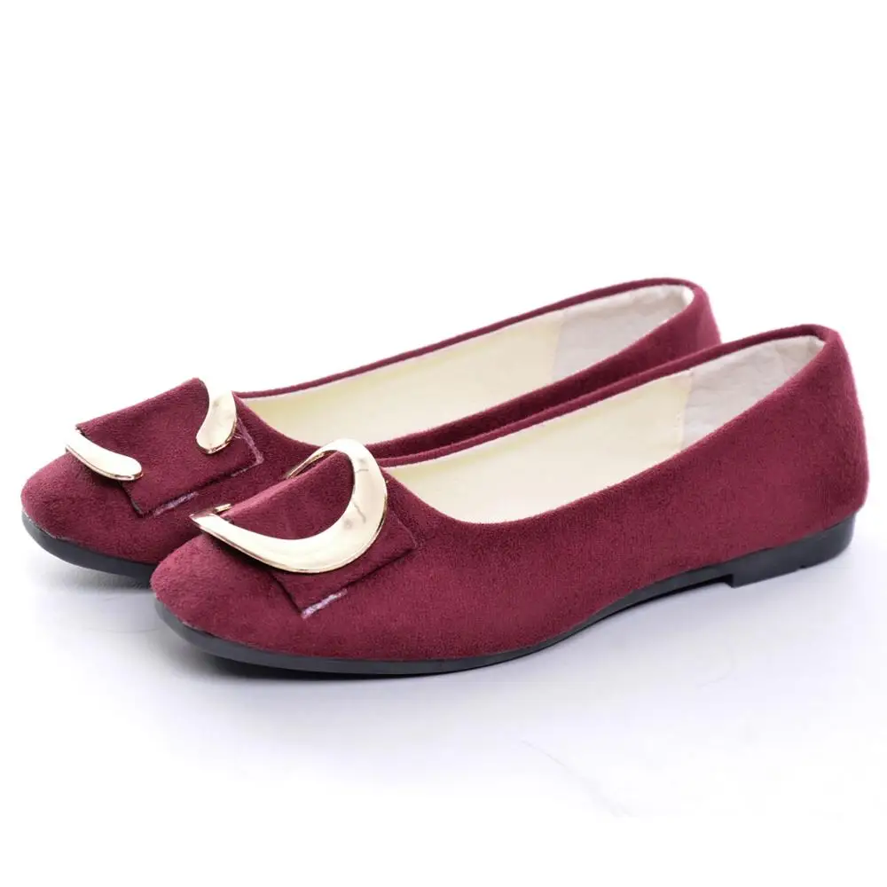 HEE GRAND/женские балетки на плоской подошве из искусственной замши разноцветные