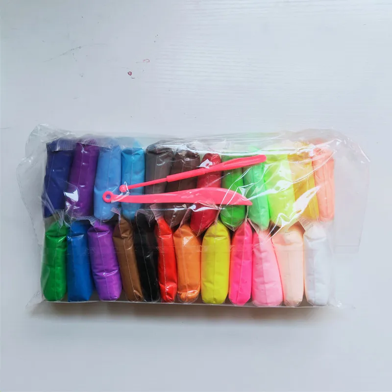 

12,24 or 36 colours(random) Fluffy Slime Toys Putty Soft Clay Antistress Light Plasticine Slime Supplies
