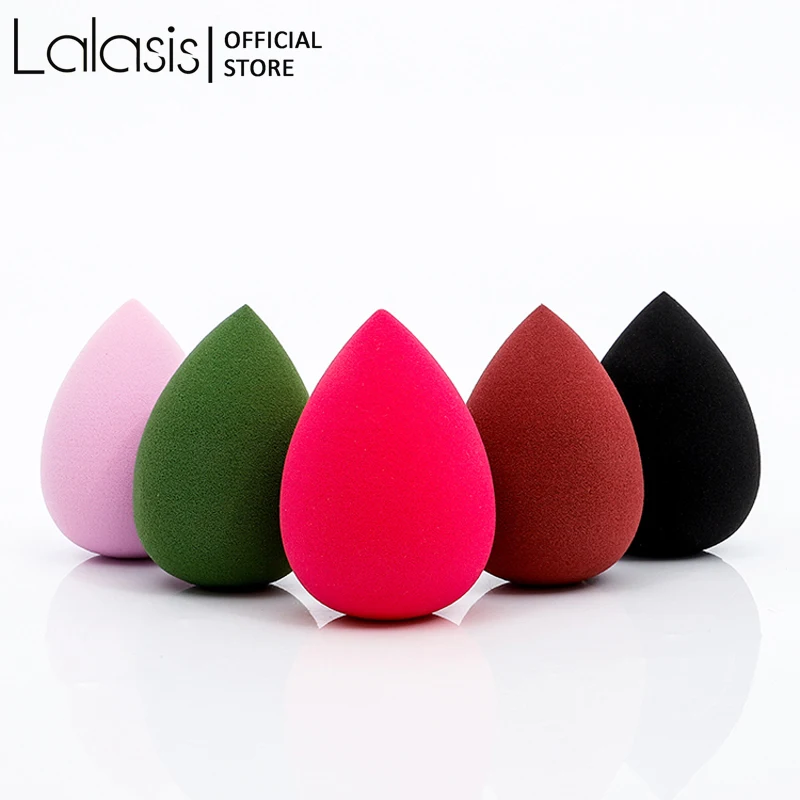 

Lalasis Makeup Sponge Concealer Smooth Cosmetic Powder Puff Cut Shape Foundation Water Drop Bevel Make Up Blender Tool Wholesale