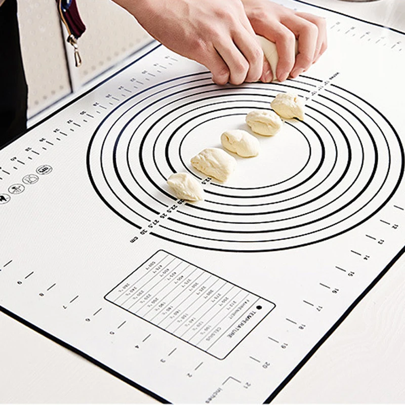 Еда класс силикагель подкладка для замешивания теста и большой нескользящие