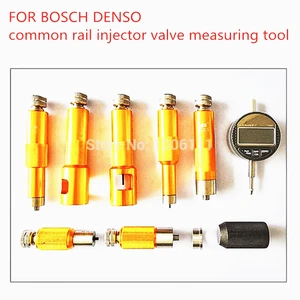 1 шт. для BOSCH DENSO дизель Common Rail Форсунка арматура подъемник Remaing воздушный зазор ход Измерительный набор инструментов