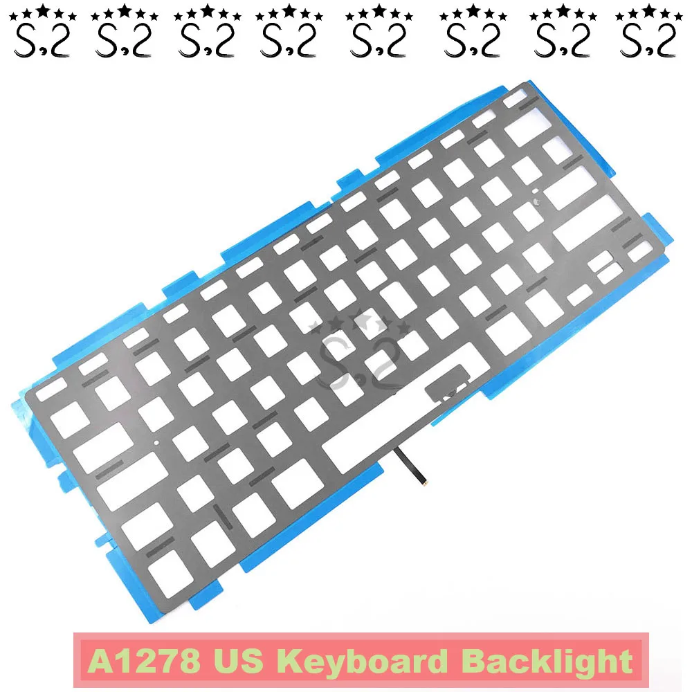 Новый ноутбук A1278 с подсветкой клавиатуры США для Macbook Pro 13 дюймов 2009 2010 2011 2012