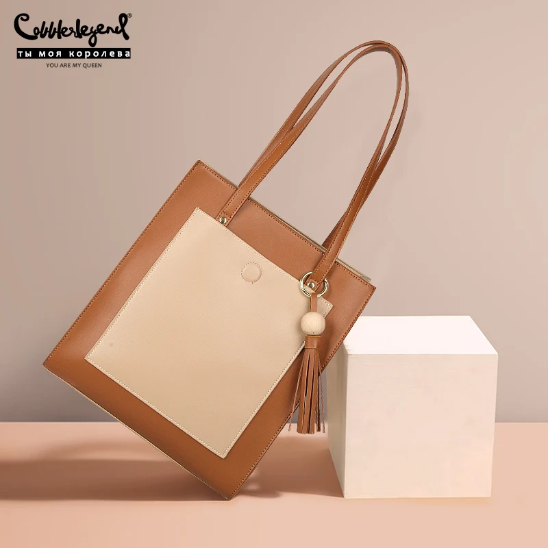 

Cobbler Legend Handbags for Women Shoulder Bag Shopper Bags For Lady Simple Fashion Large-capacity Hand Bag Female Korean Style