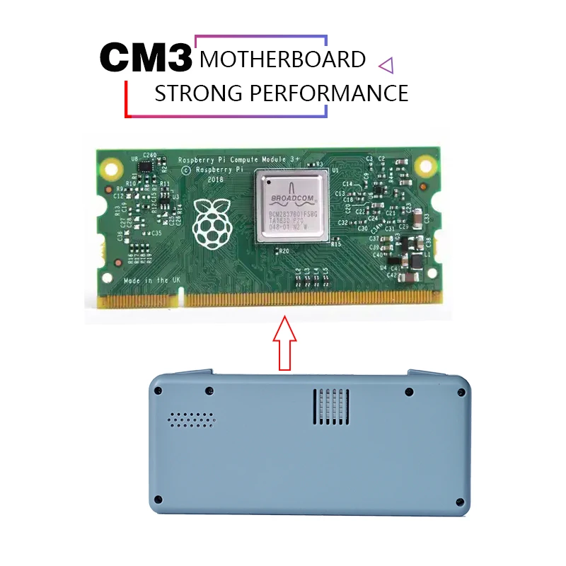 Портативная игровая консоль Raspberry Pi Ретро CM3 мини Портативный игровой плеер