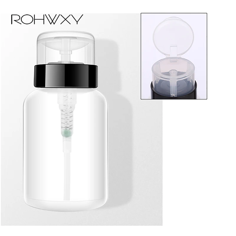 Гель лак для ногтей ROHWXY 200 мл бутылка с распылителем Пустой насос снятия лака