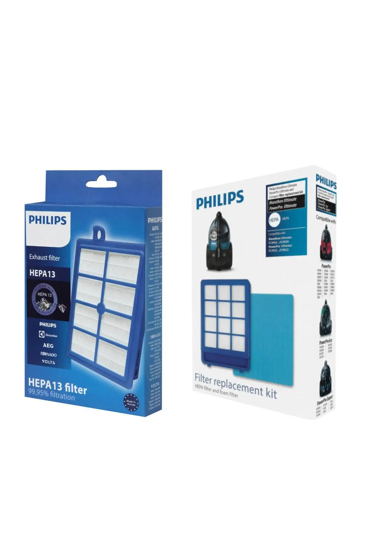 

MHK Parts Philips Marathon Ultimate Carbon Hepa Filter Set Fc 9924/07