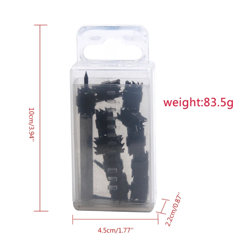 

13pcs 3/8 Inch Double Sided Rotary Spot Weld Cutter Remover Drill Bits High Speed Tool with Replacement Blade Kit