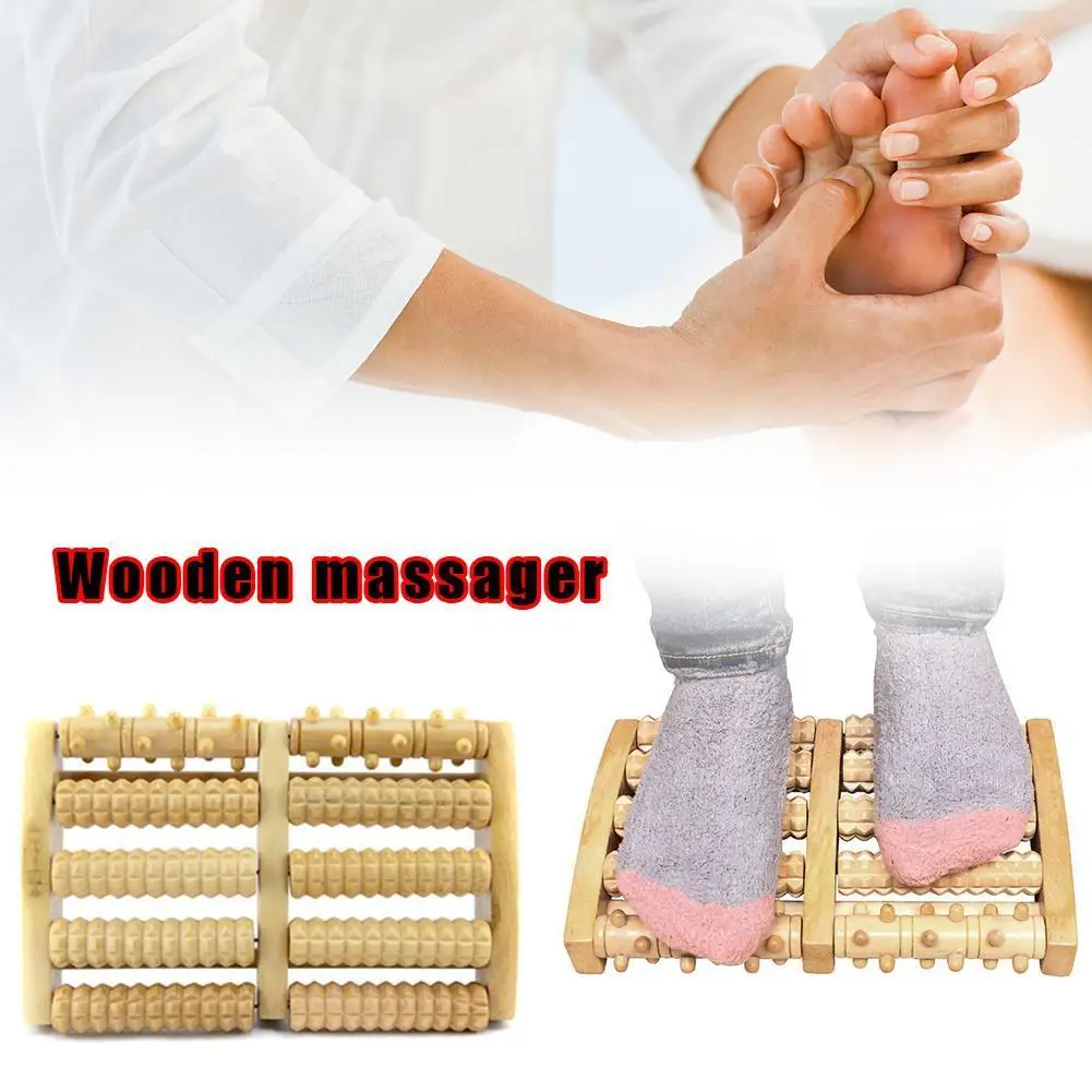 

Wooden Foot Massage Roller Relax Rest Relief Massager Tools Spa Cellulite Health Care Foot Pain Massager Relief Anti X7Z9