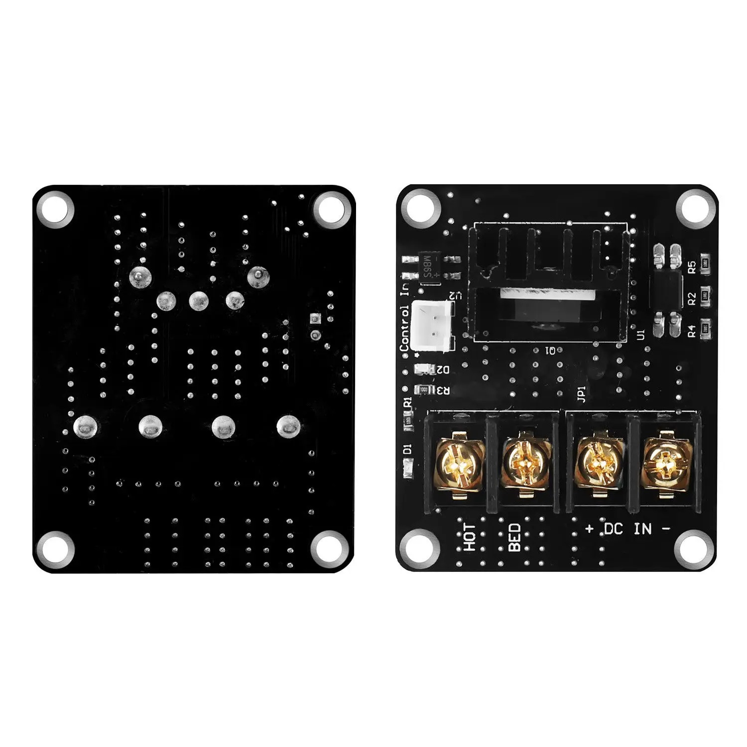 Модуль питания с подогревом 25А MOSFET Upgrade RAMPS 1 4 для 3d принтера монтажные отверстия: 3