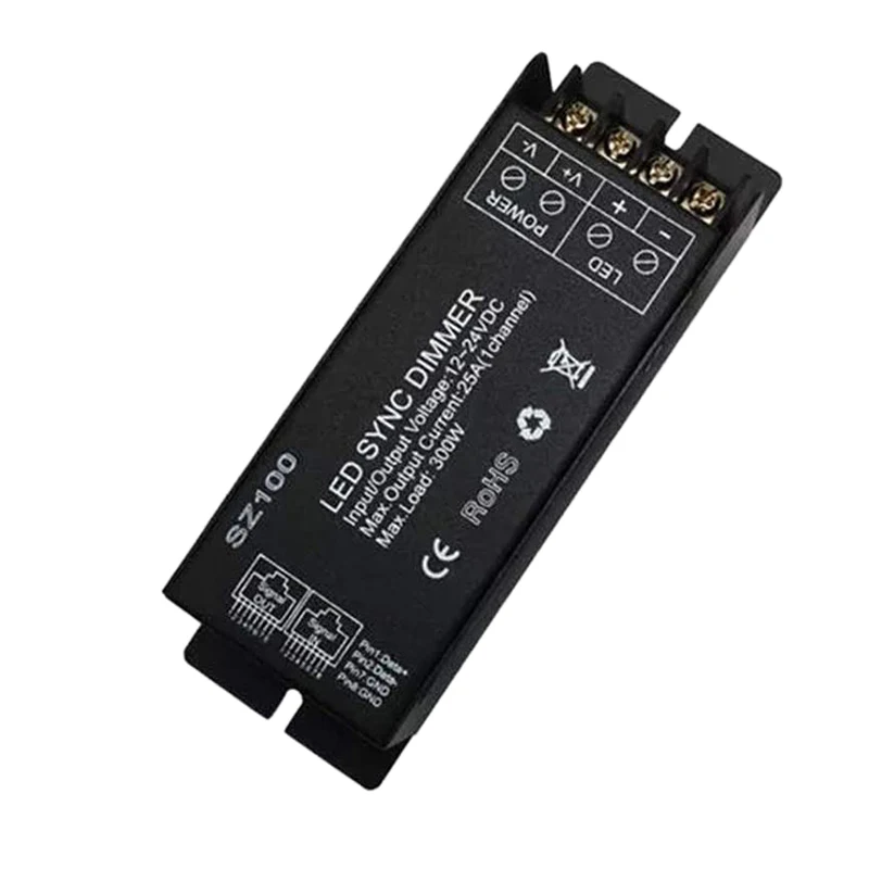 300W 25A DIY Led Controller Dimmer DC12V 24V RF Wireless Remote to Control Single Color Strip Light SMD 3528 5050 5630 | Электроника