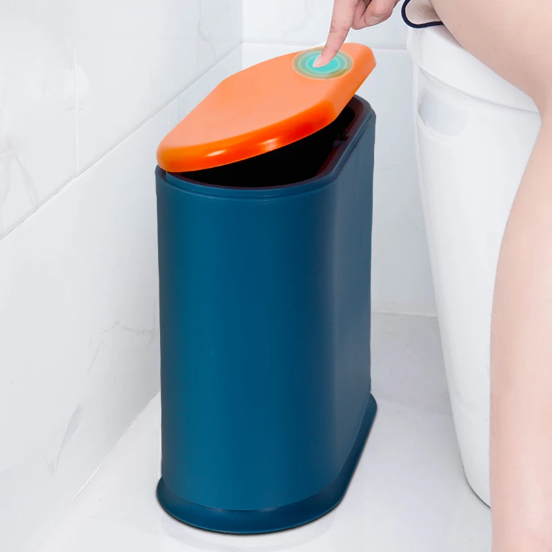 

Nordic Creative Waste Bin Waterproof Plastic Cute Food Simple Press Waste Bin Toilet Kosz Na Smieci Household Products DG50WB