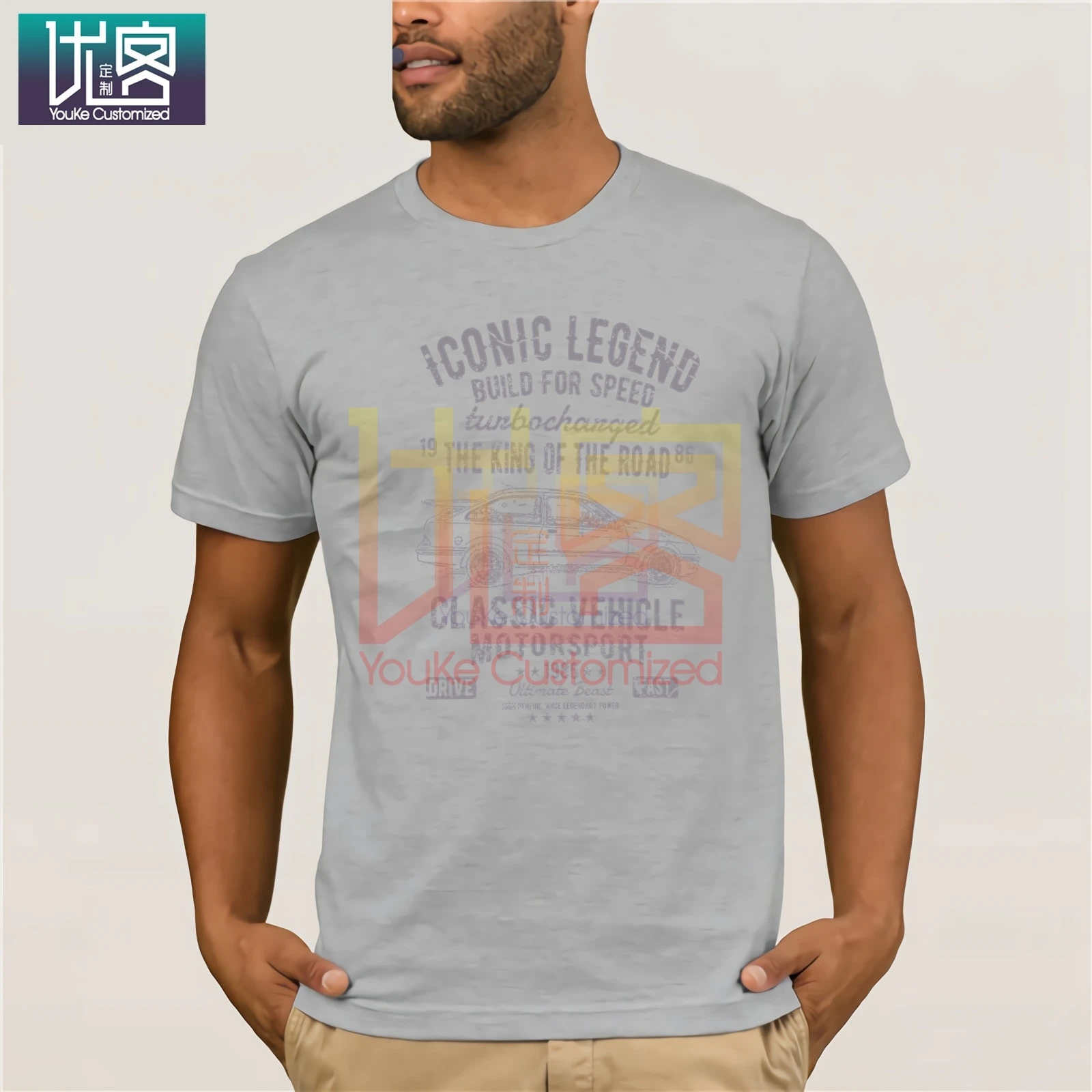 Летняя новинка Мужская хлопковая футболка легенда американский автомобиль Sierra RS