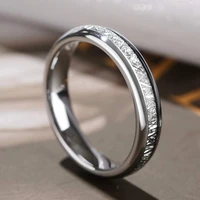 stainless steel jewelry mens and womens rings couple rings silver silver wire inlaid epoxy craft jewelry accessories