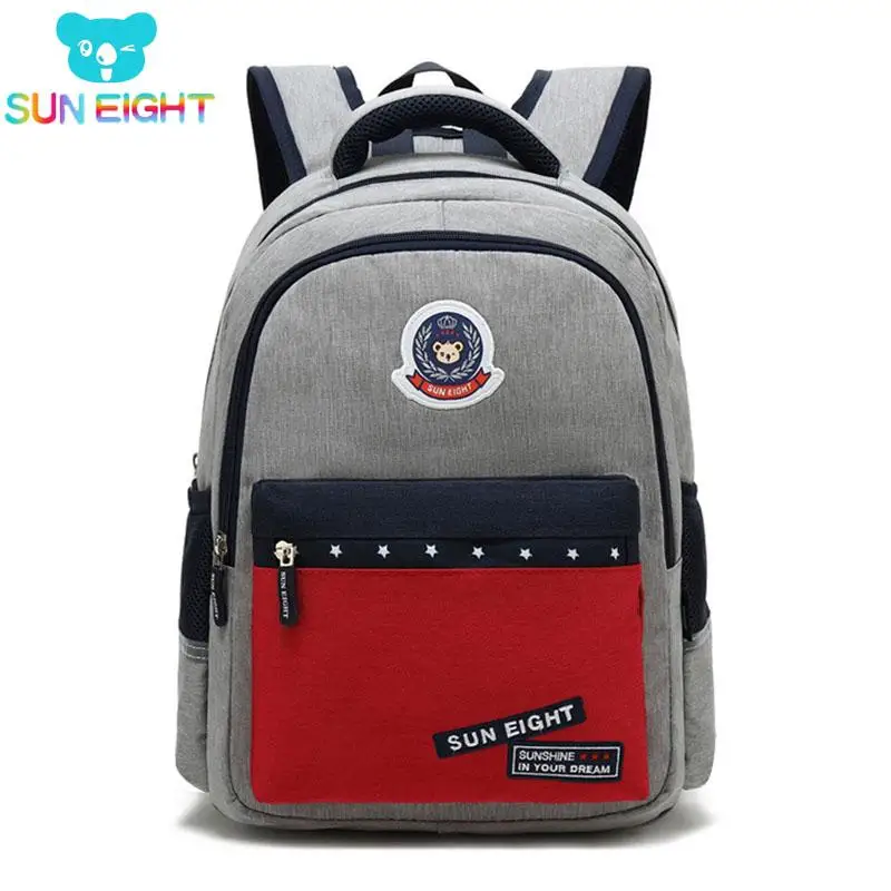 

SUN EIGHT 15inch Kids Bags Children School Backpack School bags For Boys/girl Waterproof Backpack Kids School bag 1-3 Grade