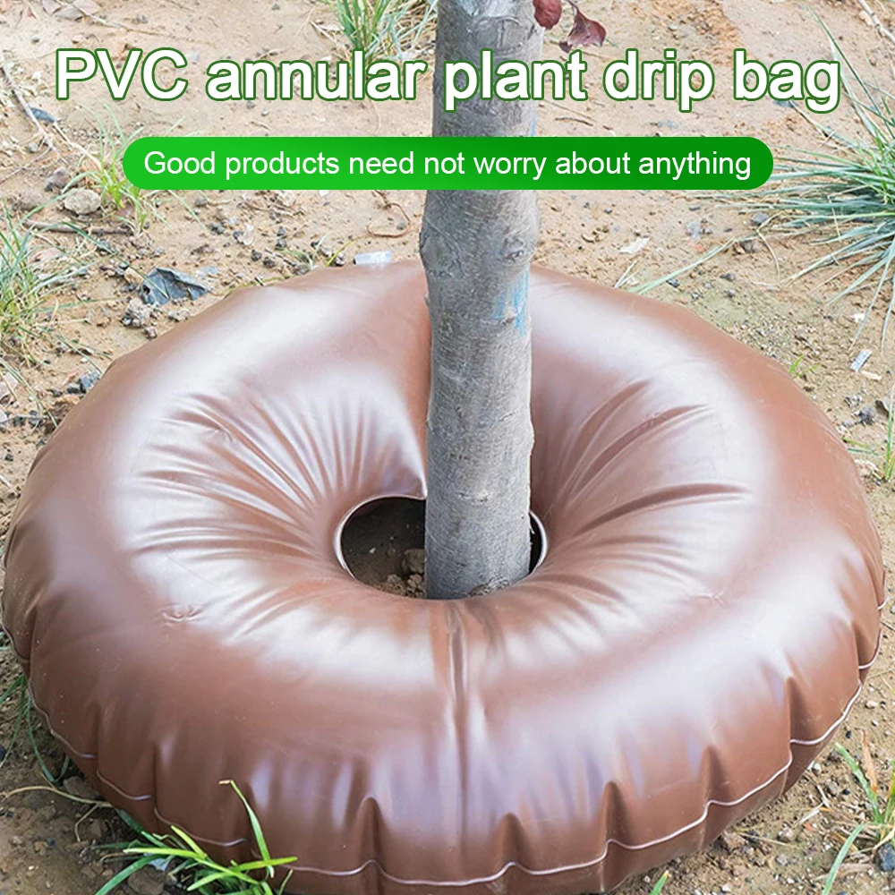 

15 Gallons Slow-Release Tree Water Bag Irrigation Of Automatic Drip Planting Trees Garden Water Sprinkler Dripper Shrubs Round