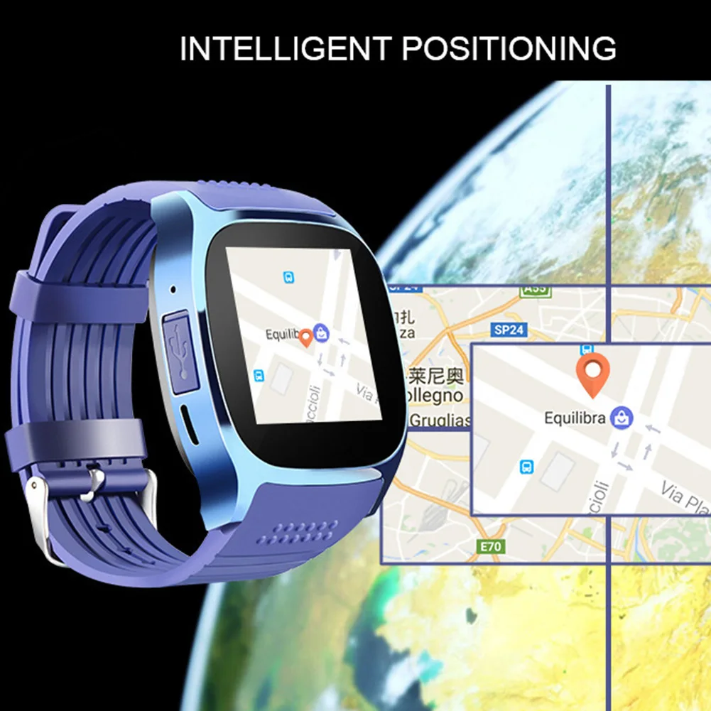 Спортивные Смарт часы T8 Bluetooth Поддержка SIM карты TF карта камера мониторинг сна