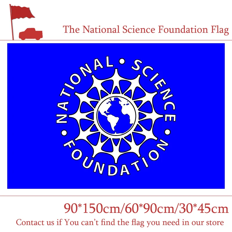 The American National Science Foundation Flag 90*150cm 60*90cm 3*5ft Polyester Flying 30*45cm Car For Home Decoration | Дом и сад