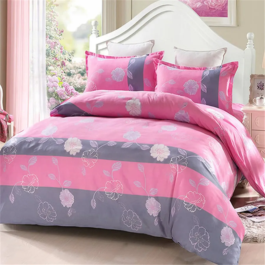 Пододеяльник с рисунком фламинго наволочка постельное белье из одной единицы