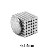 1003000pcs 4x1 5 mm neodymium magnet permanent mini small round magnet 4x1 5mm thin powerful magnetic magnets disc 41 5 mm