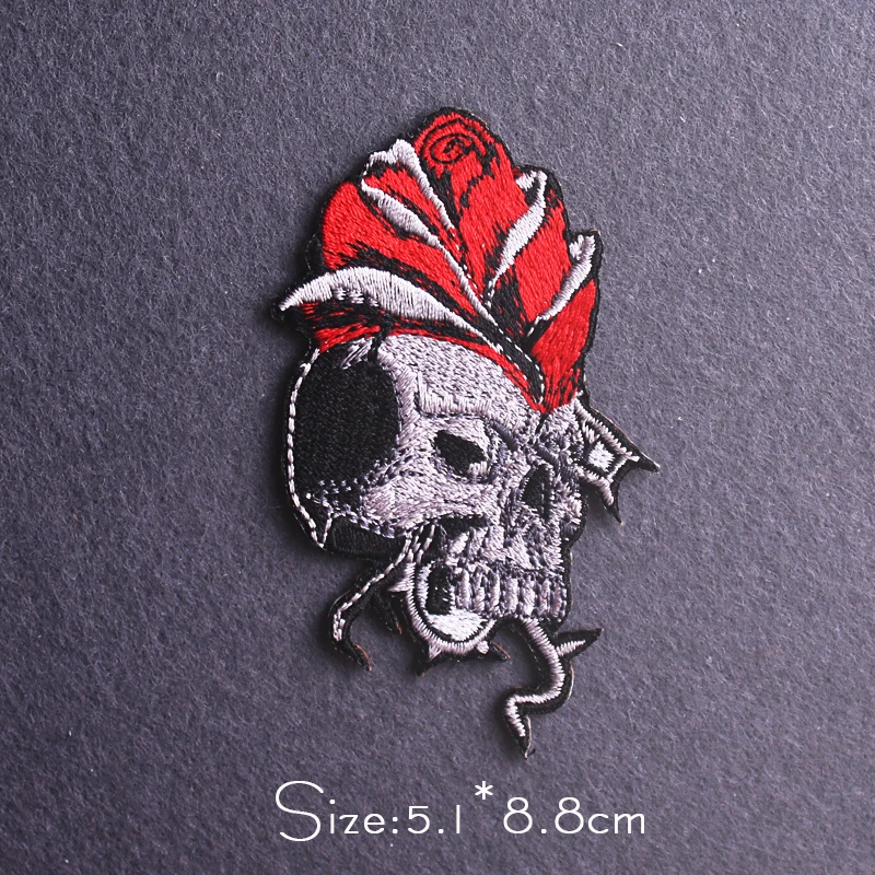 Нашивки с черепом наклеиваемые утюгом нашивки на одежду аппликация значки