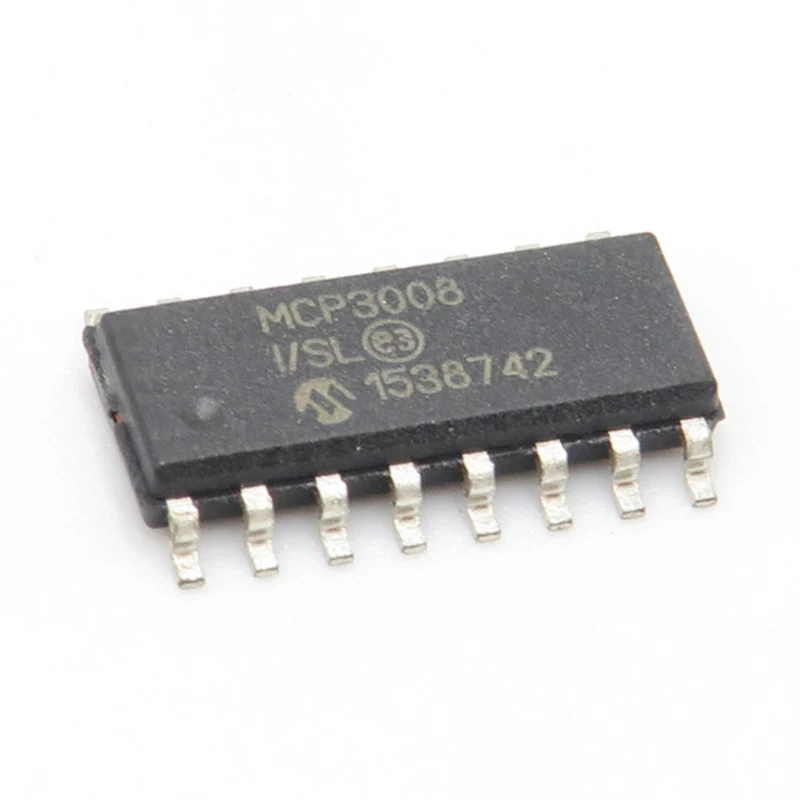 

1-10 PCS MCP3008-I/SL MCP3008 SOP-16 Analog-to-digital Converter Chip Brand New Original In Stock