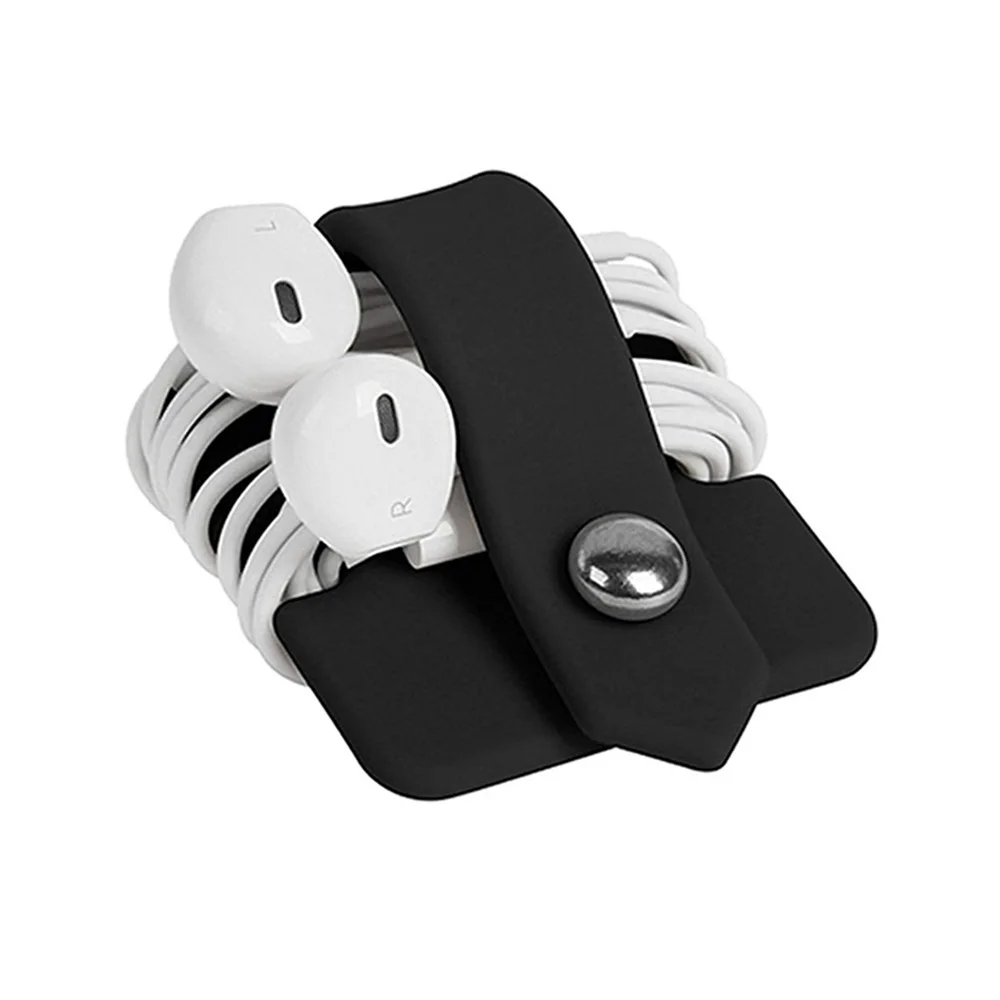 Силиконовый органайзер для телефонных кабелей кабеля наушников держатель