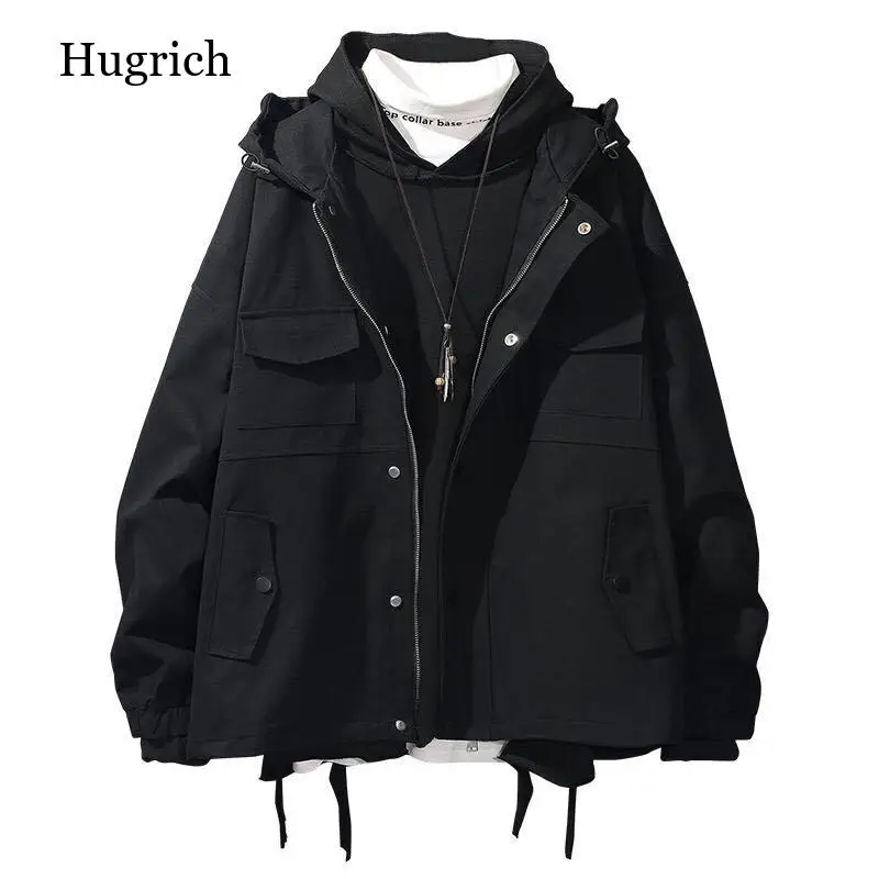 

Куртка-бомбер мужская, уличная, ветровка, M-2XL