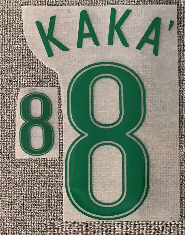 2006 #10 Роналдиньо Nameset #8 KAKA #9 чехлы с изображением Роналдо и печать заплаты