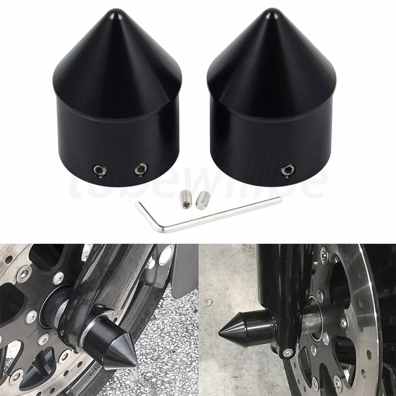 

Черная передняя крышка Болт оси крышка гайки для Harley Softail & Dyna 2002-2018