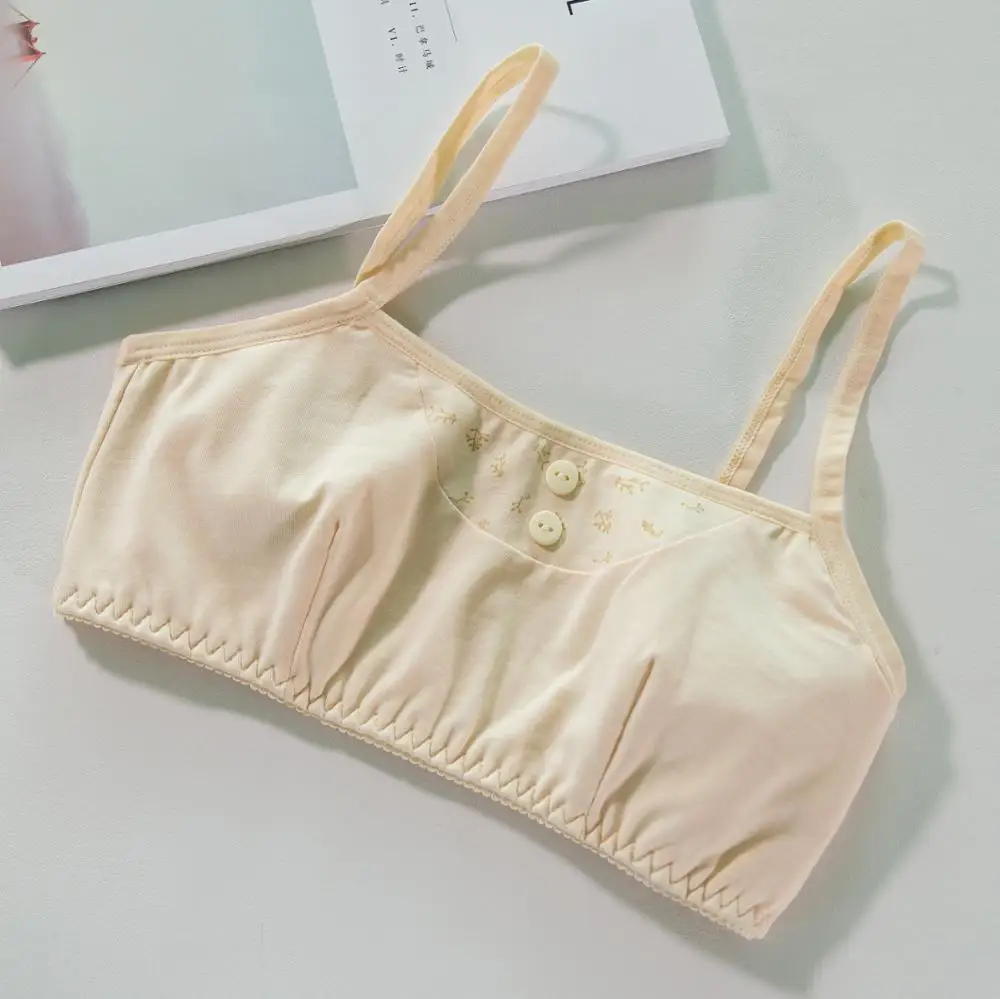 2019 высококачественный жилет для девочек бюстгальтер из хлопка спортивный