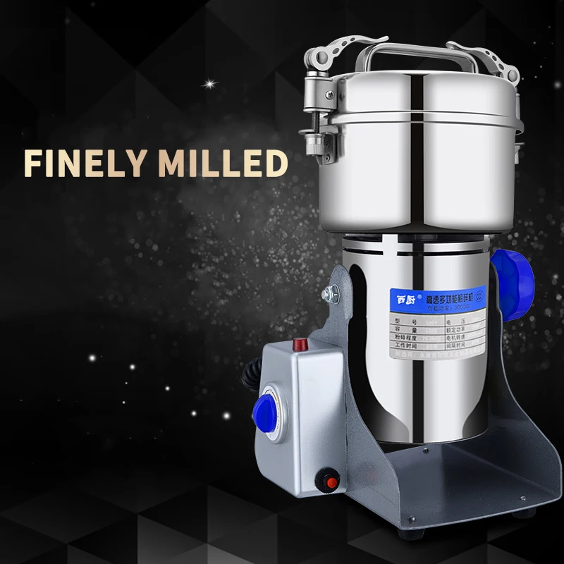 Electrical Grains Grinder 600g Superfine Mill Machine Household Dry Food Spices Hebals Grinding Machine Gristmill Powder Crusher