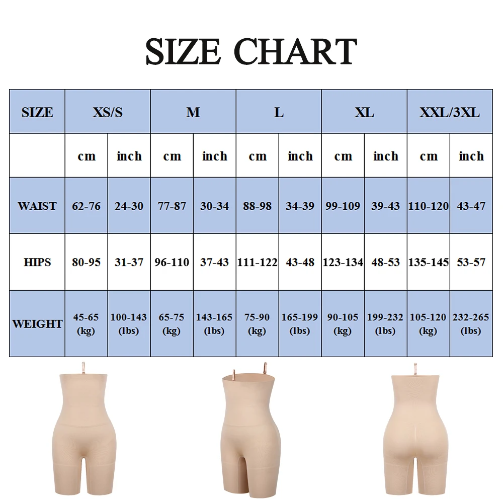 

Women High Waist Slimming Tummy Butt Lifter Seamless Control Panties Briefs Plus Shapewear Underwear Body Shaper Corset