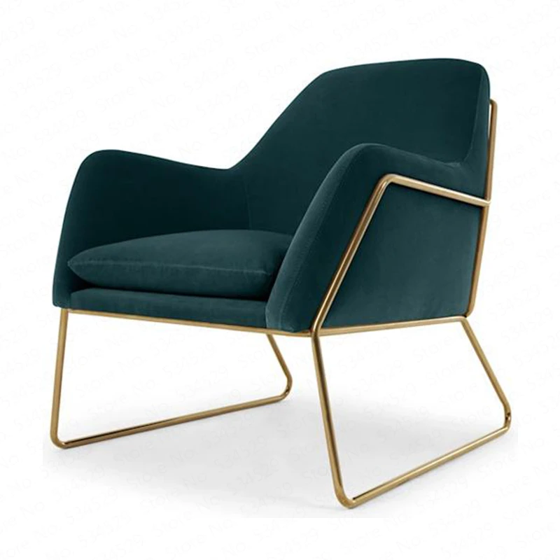 Ленивый скандинавский Одноместный сетчатый Красный Железный креативный розовый