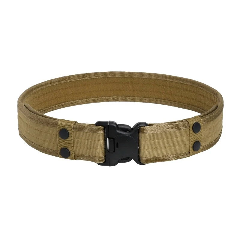 WoSporT тактический пояс универсальный ремень 2 дюймов страйкбол военный унисекс прочный холст материал охотничий Открытый регулируемый пояс