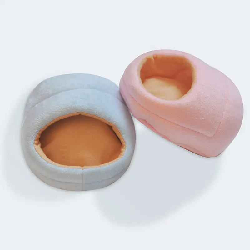 Симпатичный теплый хомяк кровать для щенка котенка мягкое гнездо Конура