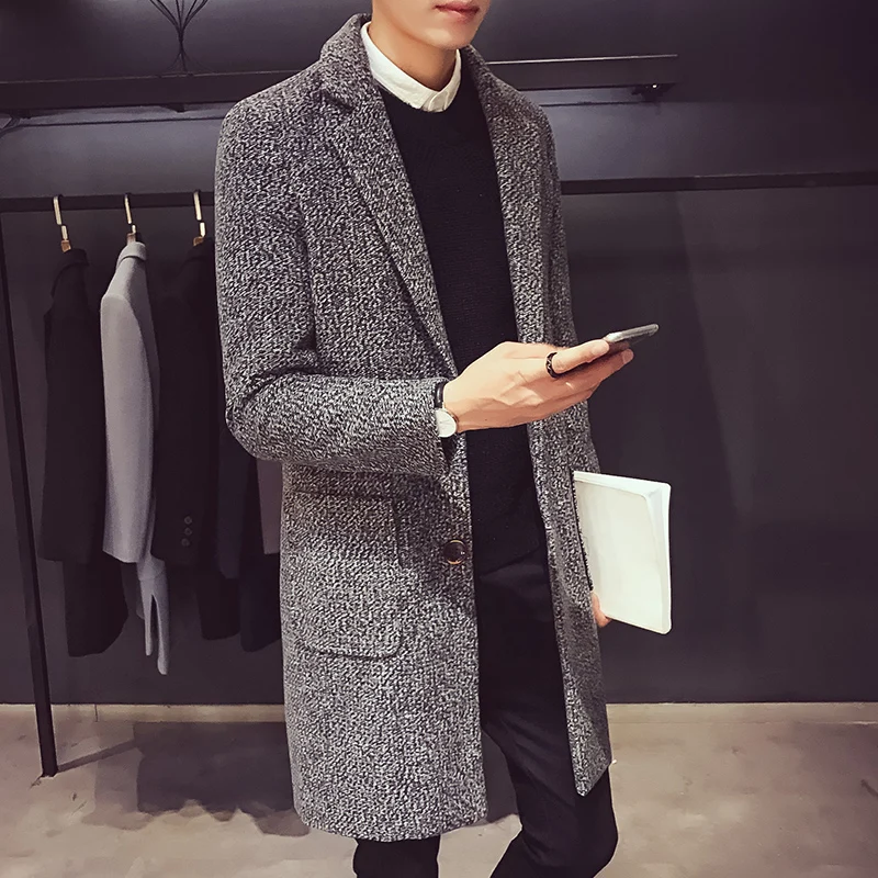 Новые деловые повседневные мужские/мужские куртки премиум класса на осень/зиму