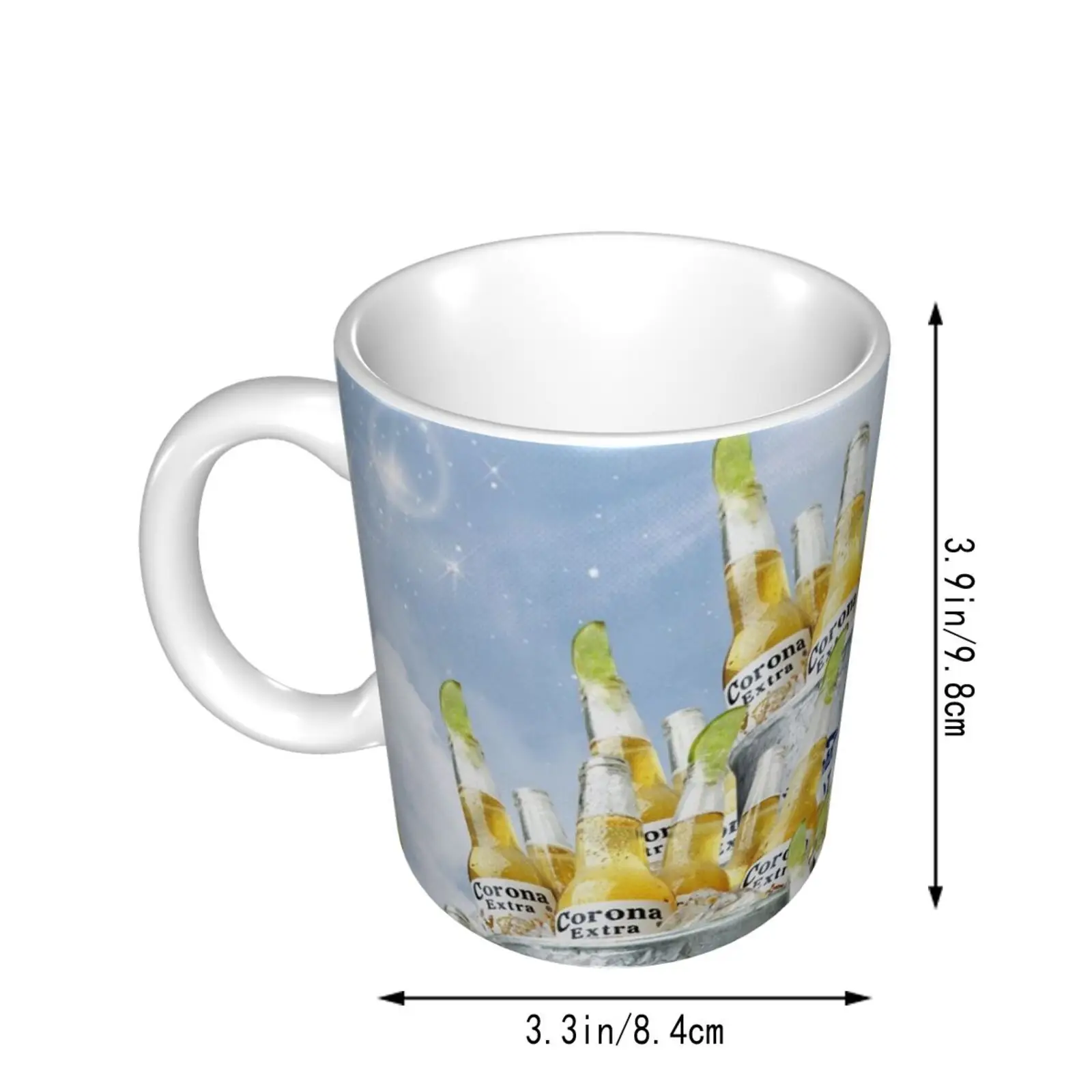 

Corona #3 Printed Funny Coffee Ceramics Mug Tea Cup