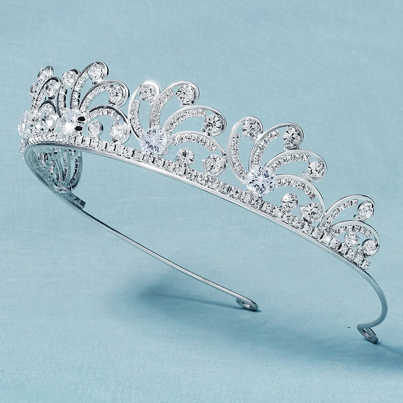 

Свадебная Корона Головные уборы роскошный сплав Стразы инкрустированные повязки для женщин Свадебные аксессуары LB