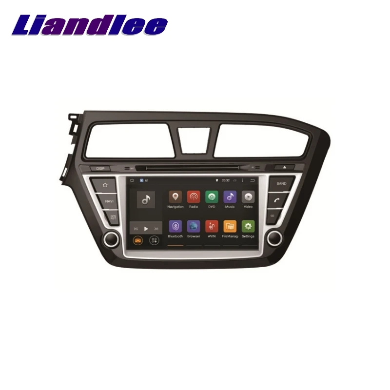 Для HYUNDAI I20 левый руль 2014 LiisLee Автомобильный мультимедийный телевизор DVD gps аудио Hi