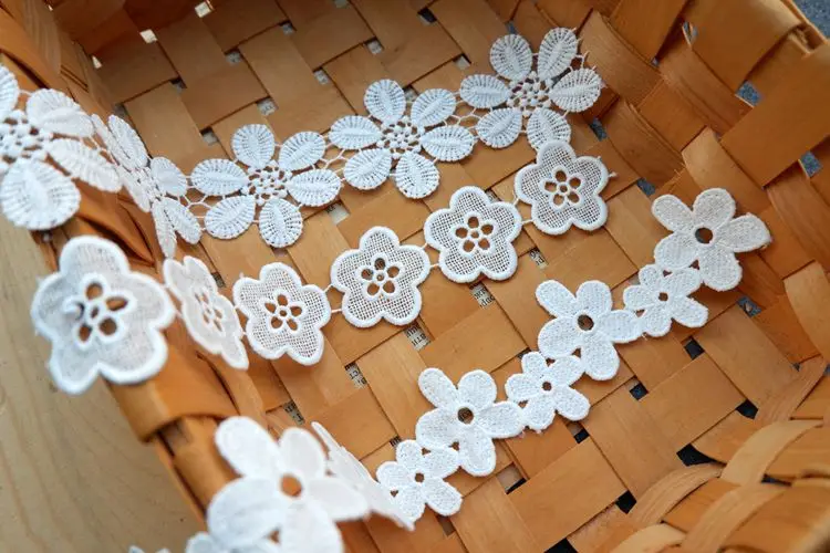 2021 18 Стилей 10 ярдов = 1 много оптовая цена кружевные отделки с цветами лепестков для платья для маленьких девочек, одежды, шитья diy на.