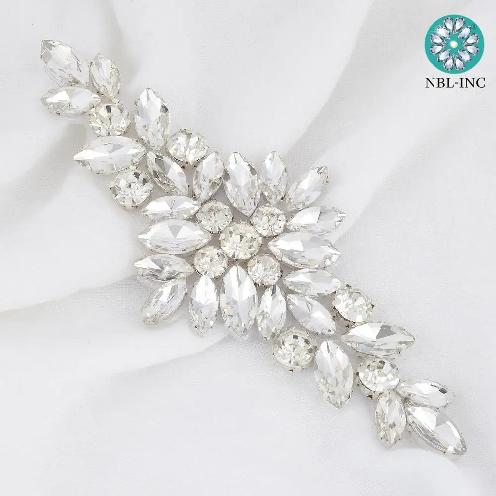 (1 шт.) Свадебные Свадьбы на ремешке По сниженным ценам с серебряными Кристаллы