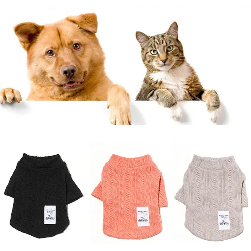 

Cute Pet Sweater Dogs Pullover Pets Clothing Soft Dog Clothes Durable Puppy Dog Accessory Fashion Warm Clothing Base Shirt