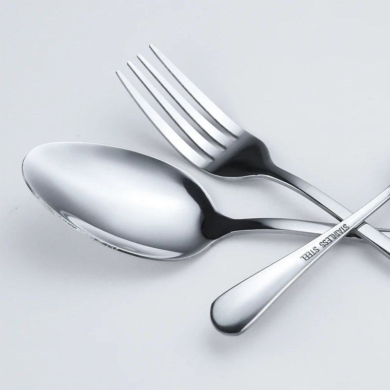 Нержавеющая сталь рождественский стиль красочный набор посуды столовые приборы