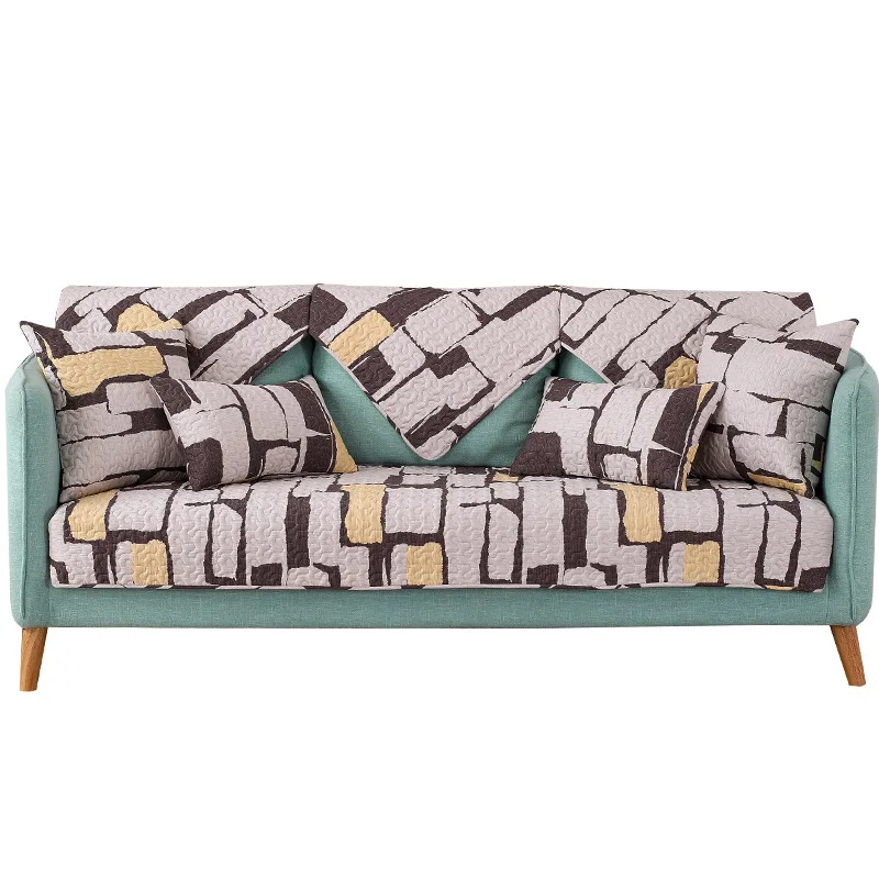 Диван подушка из хлопчатобумажной ткани на нескользящей подошве диван Полотенца