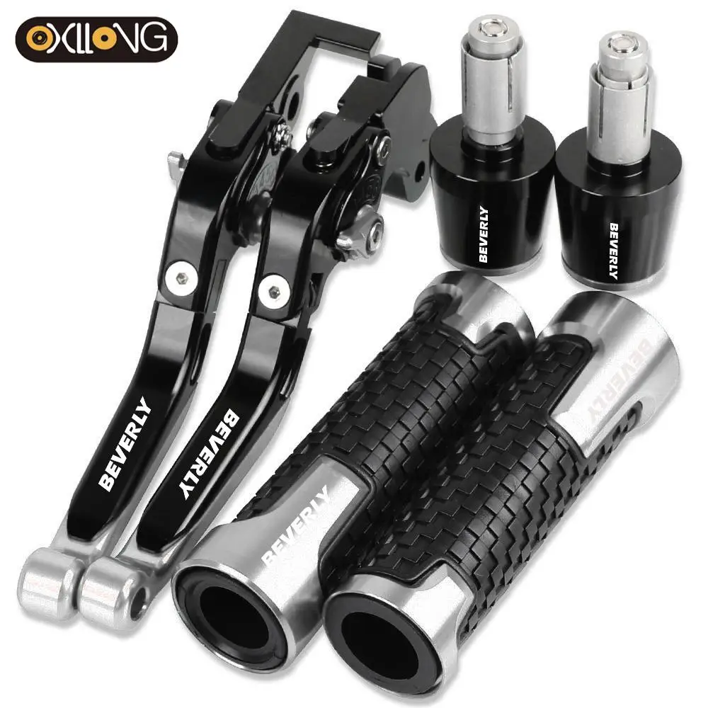 

Motorcycle Aluminum Brake Clutch Levers Handlebar Hand Grips ends For PIAGGIO BEVERLY 300 2011 2010 2011 2012 2013-2018